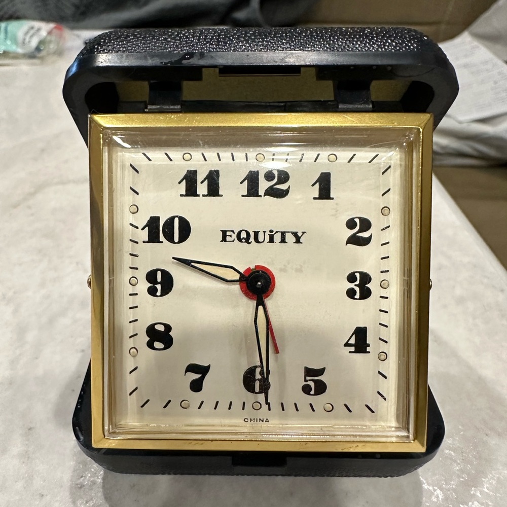 VTG 1970’s Equity Travel Alarm Clock